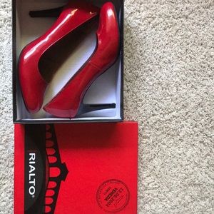 Rialto Red Patent Pumps